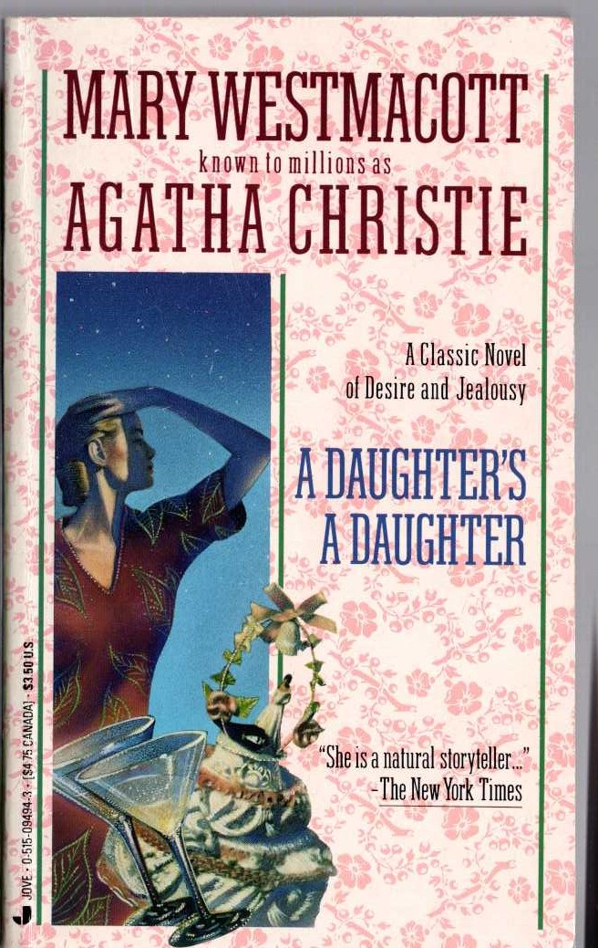 Mary Westmacott  A DAUGHTER'S A DAUGHTER front book cover image