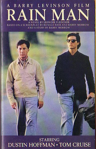 Leonore Fleischer  RAIN MAN (Hoffman & Cruise) front book cover image