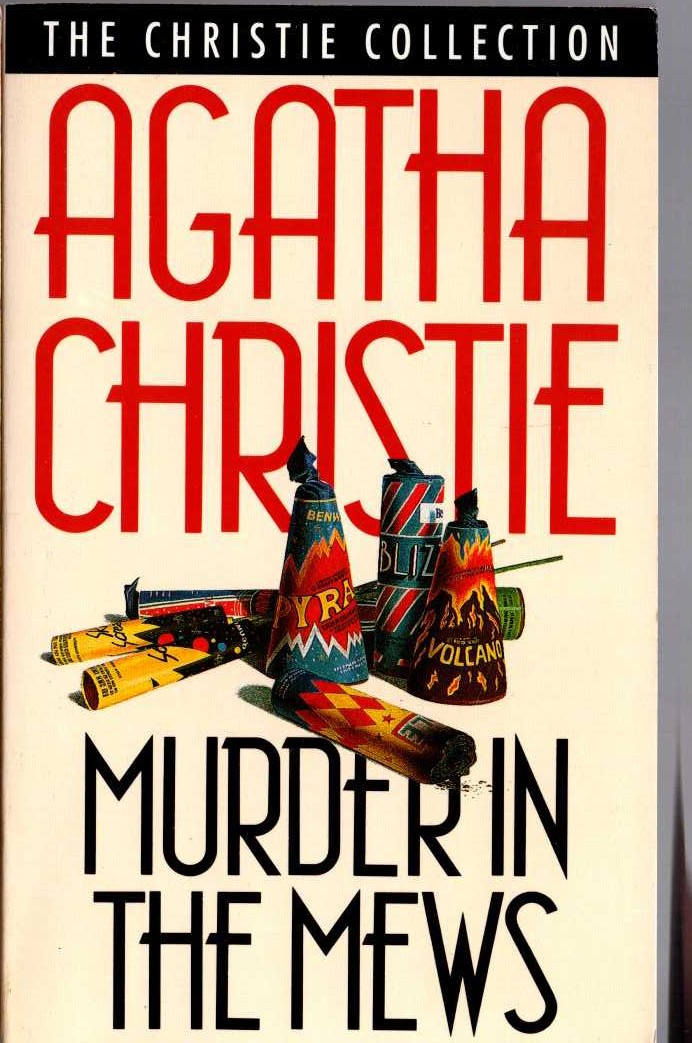 Agatha Christie  MURDER IN THE MEWS front book cover image