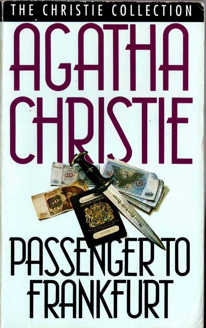 Agatha Christie  PASSENGER TO FRANKFURT front book cover image