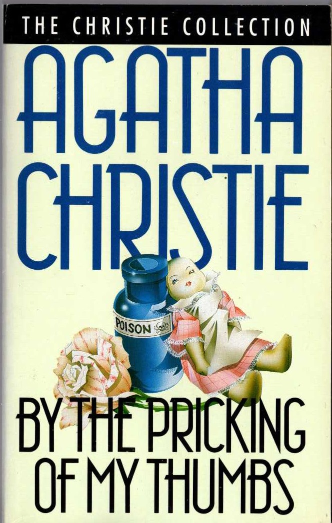 Agatha Christie  BY THE PRICKLING OF MY THUMBS front book cover image
