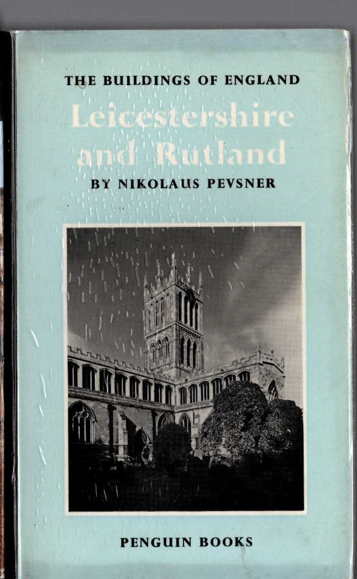 LEICESTERSHIRE AND RUTLAND (Buildings of England) front book cover image