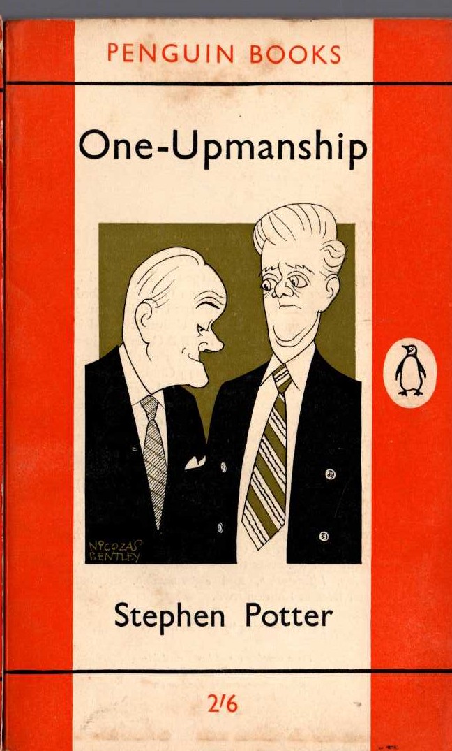 Stephen Potter  ONE-UPMANSHIP front book cover image