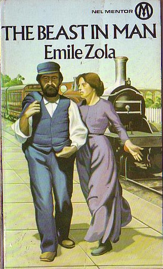 Emile Zola  THE BEAST IN MAN front book cover image