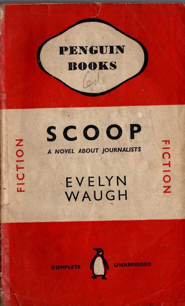 Evelyn Waugh  SCOOP front book cover image