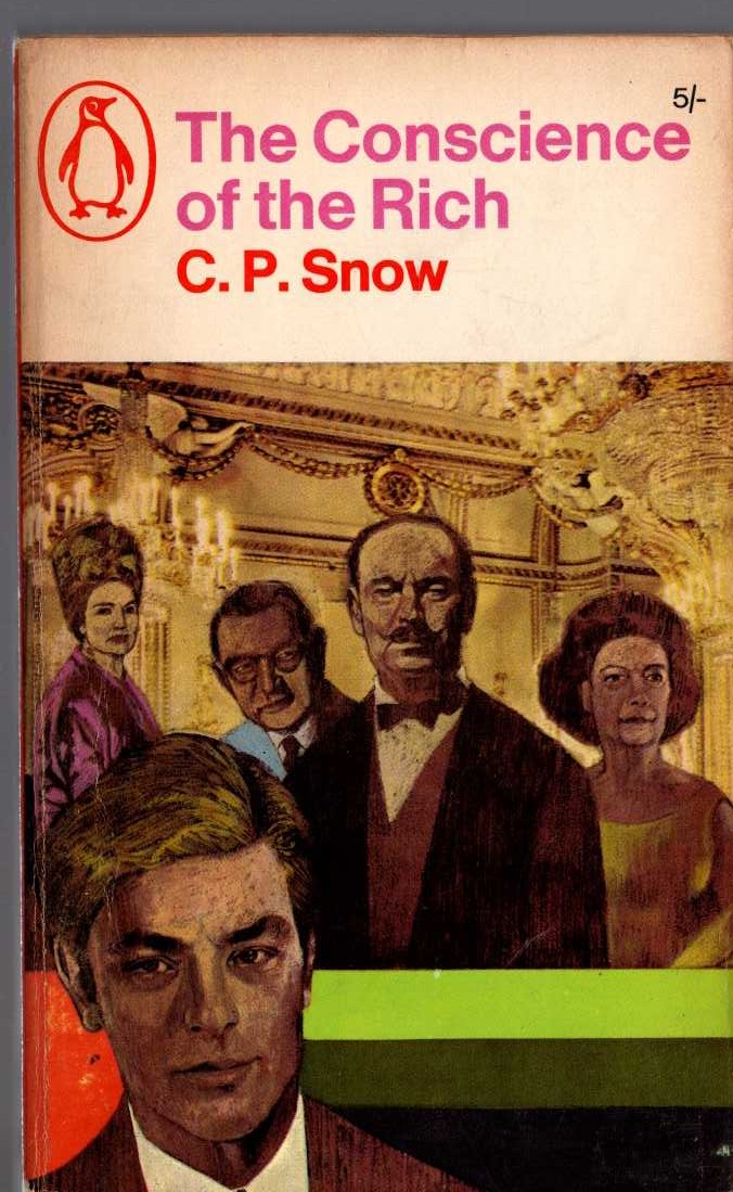 C.P. Snow  THE CONSCIENCE OF THE RICH front book cover image