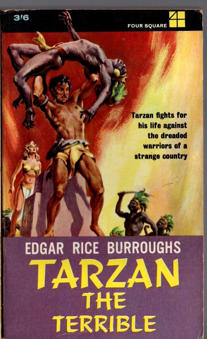 Edgar Rice Burroughs  TARZAN THE TERRIBLE front book cover image