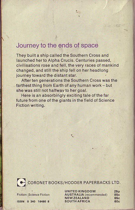 Poul Anderson  THE ENEMY STARS magnified rear book cover image