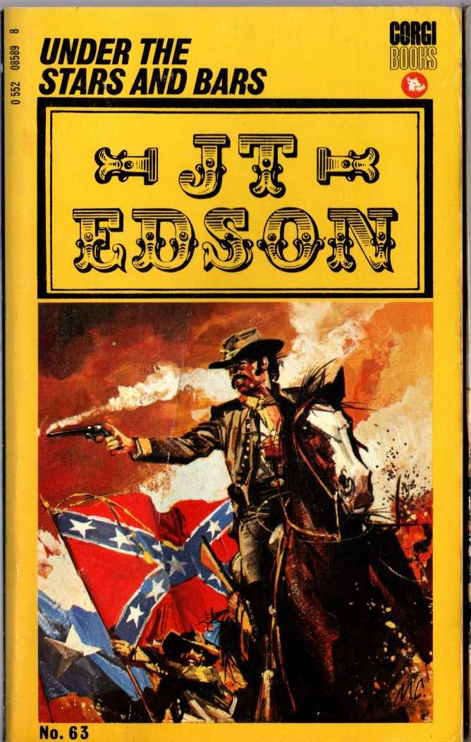 J.T. Edson  UNDER THE STARS AND BARS front book cover image
