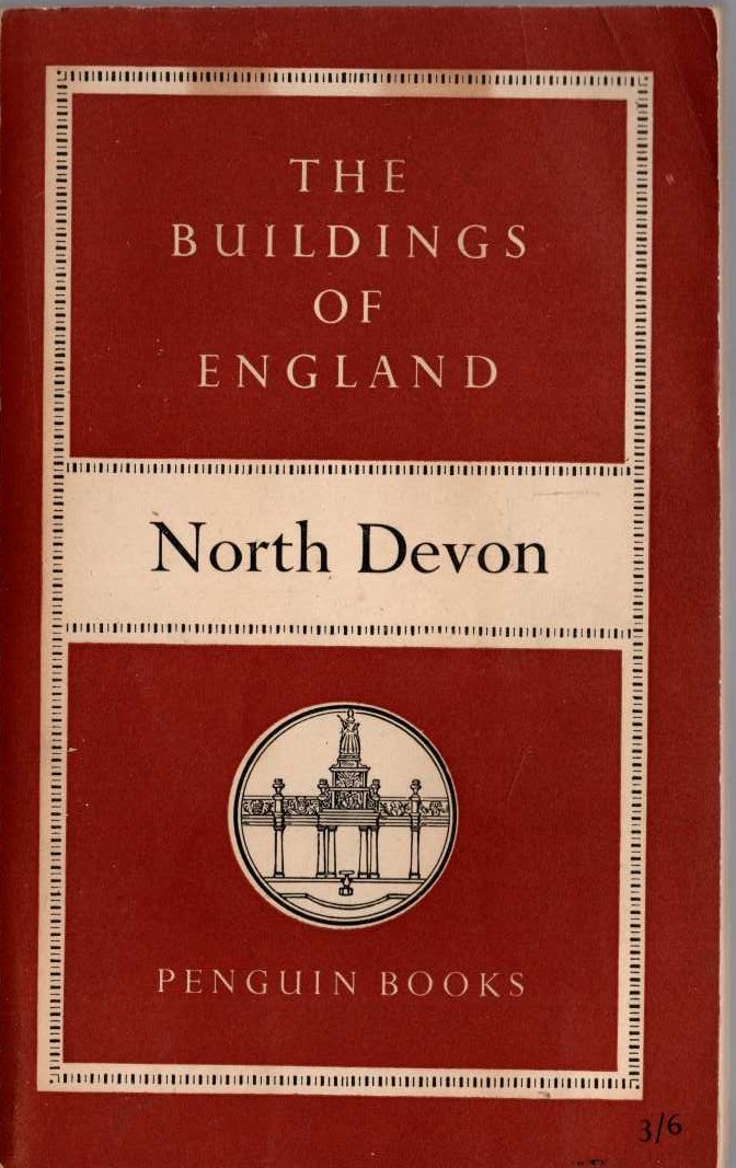 Nikolaus Pevsner  NORTH DEVON (Buildings of England) front book cover image
