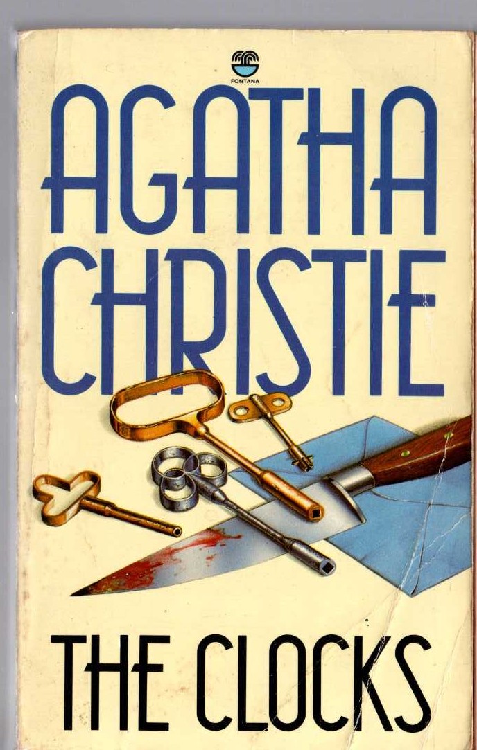 Agatha Christie  THE CLOCKS front book cover image
