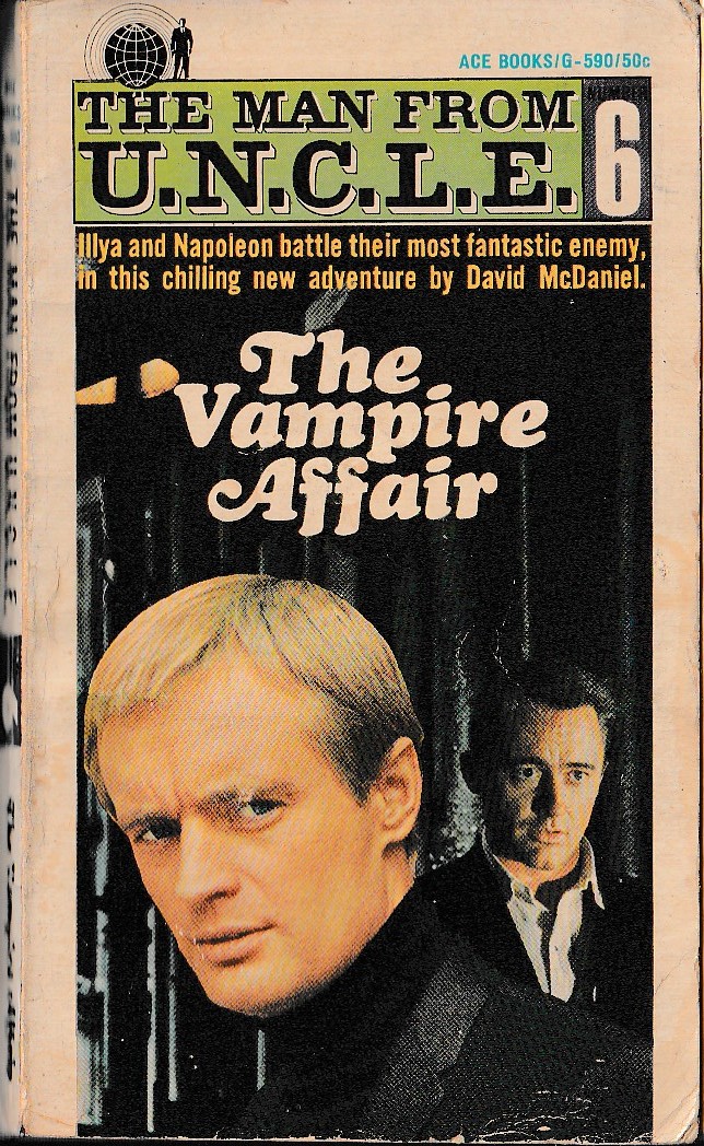 David McDaniel  THE MAN FROM U.N.C.L.E. (6): THE VAMPIRE AFFAIR front book cover image