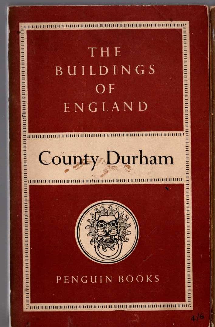 Nikolaus Pevsner  COUNTY DURHAM (Buildings of England) front book cover image