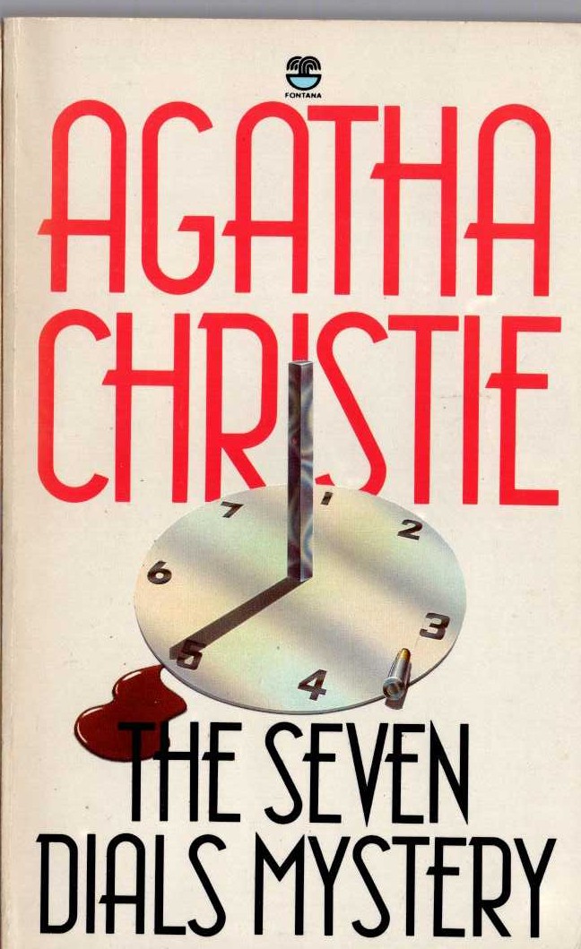 Agatha Christie  THE SEVEN DIALS MYSTERY front book cover image