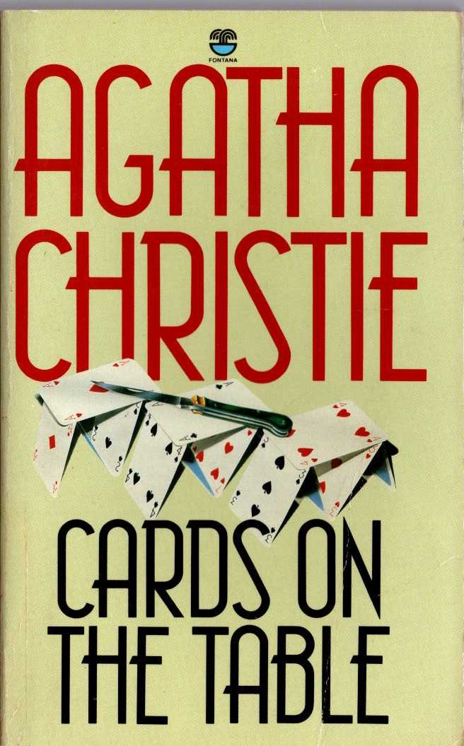 Agatha Christie  CARDS ON THE TABLE front book cover image
