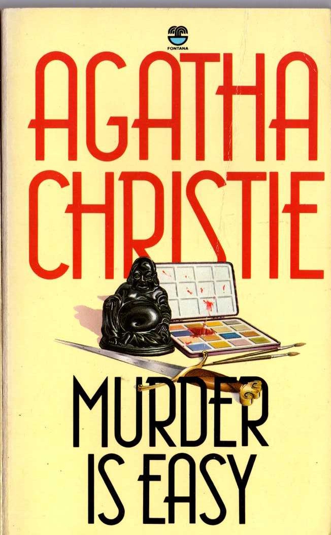 Agatha Christie  MURDER IS EASY front book cover image