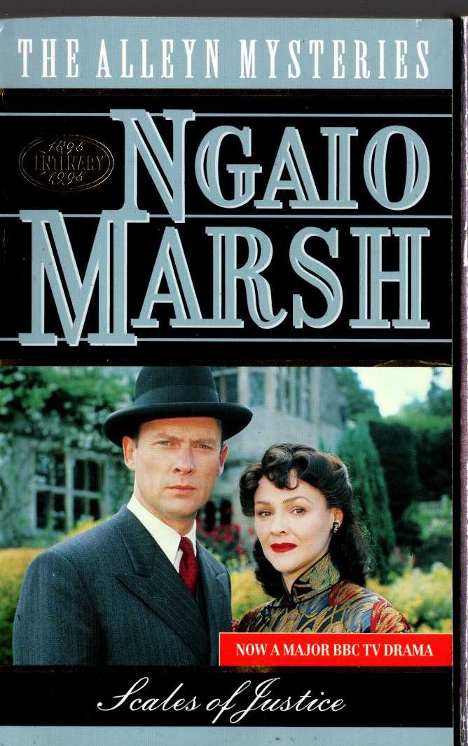Ngaio Marsh  SCALES OF JUSTICE (TV tie-in) front book cover image