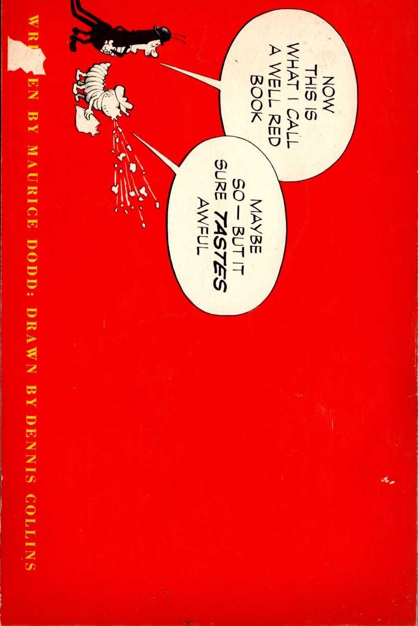 Maurice Dodd  THE PERISHERS No.13 magnified rear book cover image