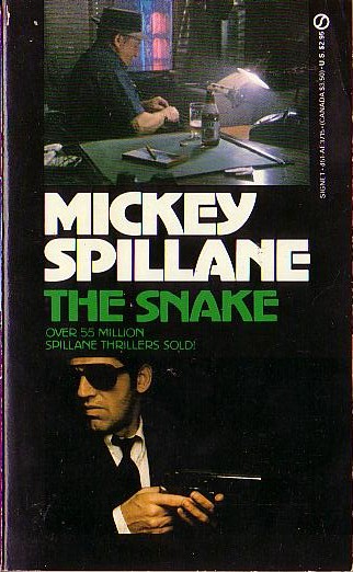 Mickey Spillane  THE SNAKE front book cover image