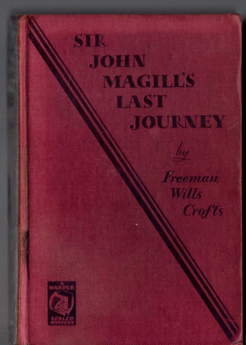 SIR JOHN MAGILL'S LAST JOURNEY front book cover image