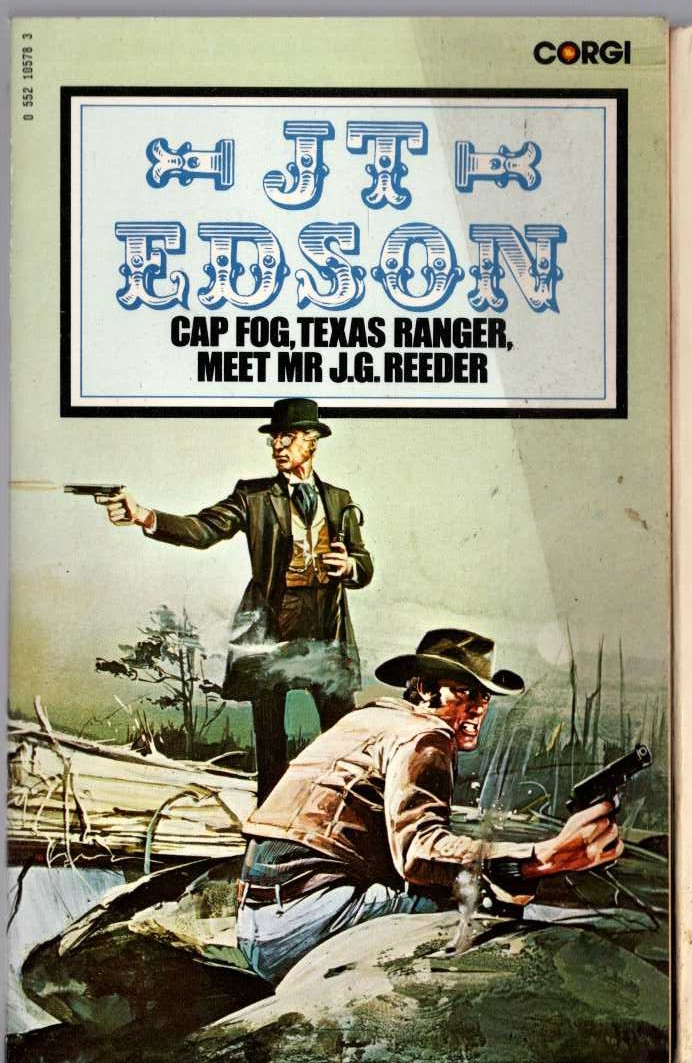 J.T. Edson  CAP FOG, TEXAS RANGER, MEET MR J.G.REEDER front book cover image
