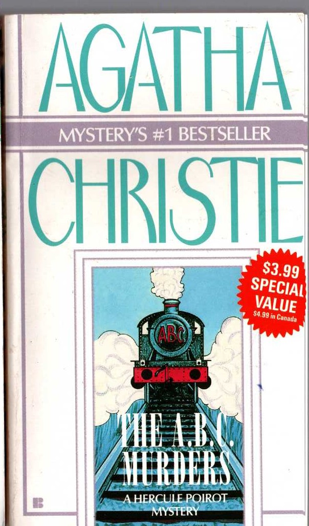 Agatha Christie  THE ABC MURDERS [THE A.B.C. MURDERS] front book cover image