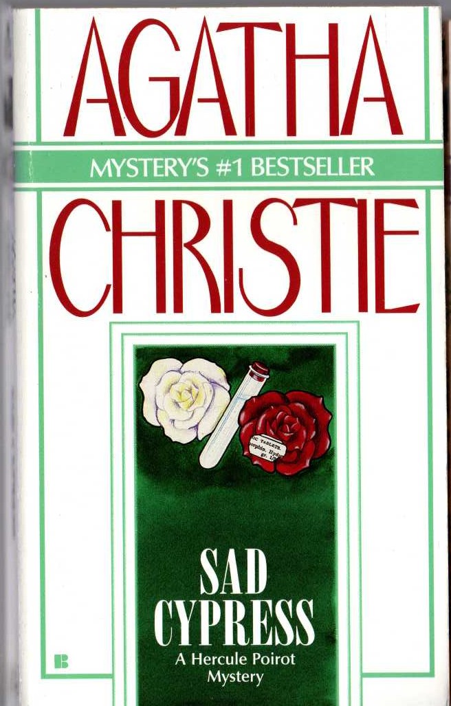 Agatha Christie  SAD CYPRESS front book cover image
