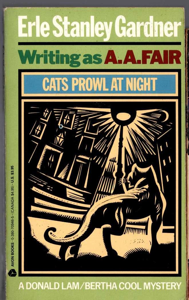 A.A. Fair  CATS PROWL AT NIGHT front book cover image
