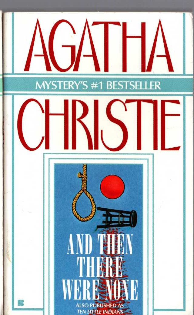 Agatha Christie  AND THEN THERE WERE NONE front book cover image