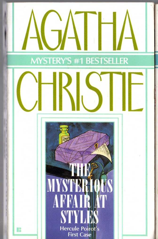Agatha Christie  THE MYSTERIOUS AFFAIR AT STYLES front book cover image