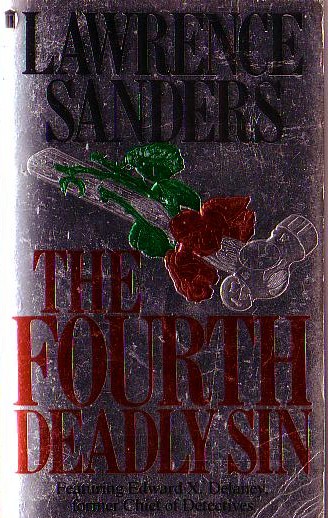 Lawrence Sanders  THE FOURTH DEADLY SIN front book cover image