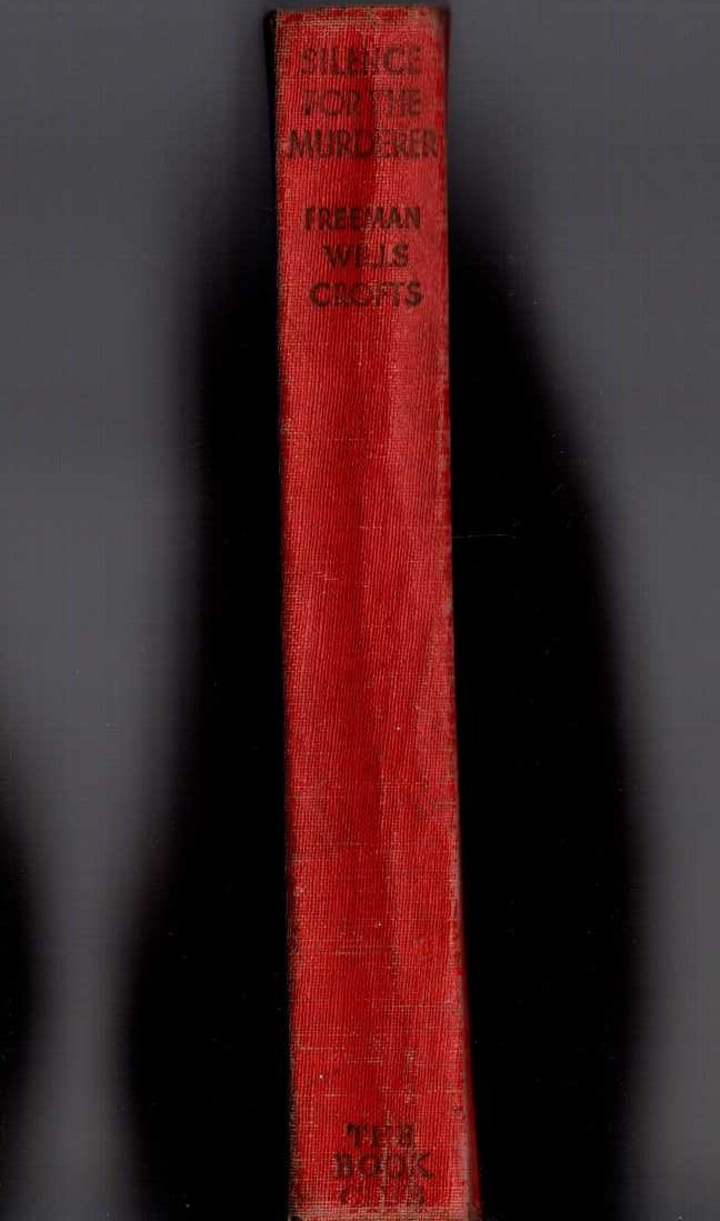 SILENCE FOR THE MURDERER front book cover image