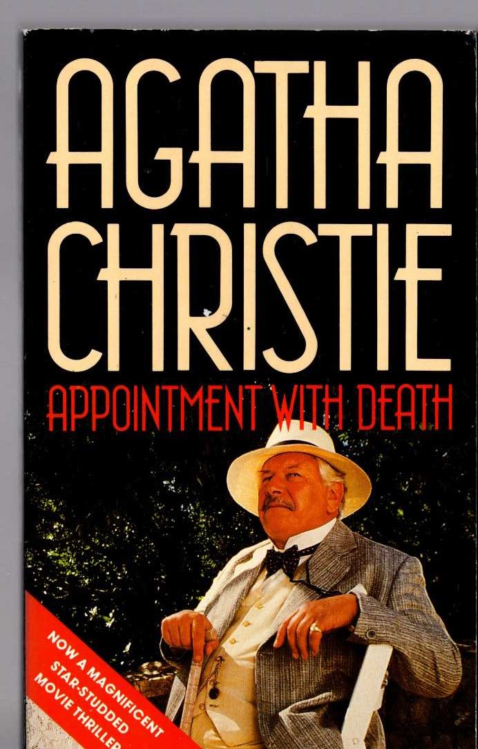 Agatha Christie  APPOINTMENT WITH DEATH (Peter Ustinov) front book cover image