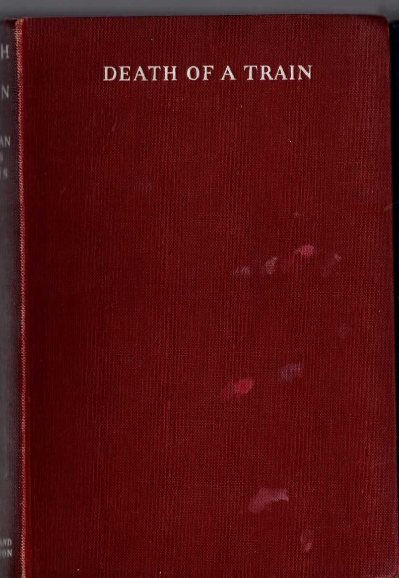 DEATH OF A TRAIN front book cover image