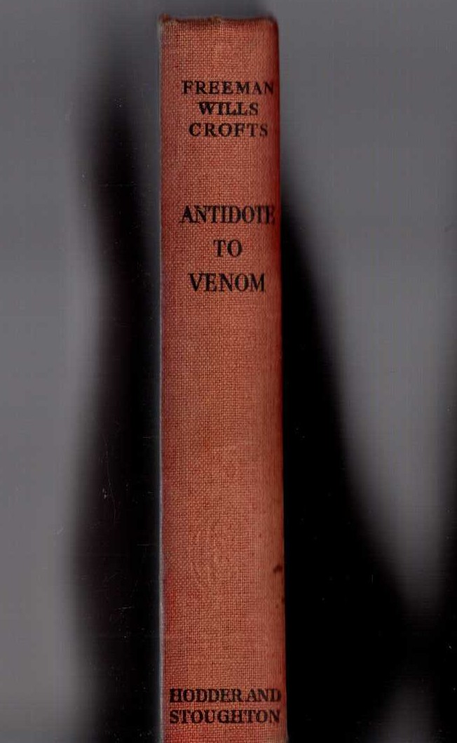 ANTIDOTE TO VENOM front book cover image
