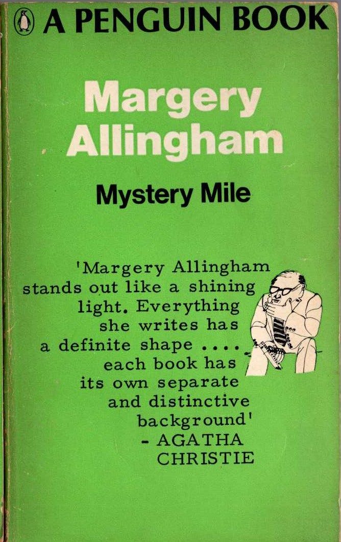 Margery Allingham  MYSTERY MILE front book cover image