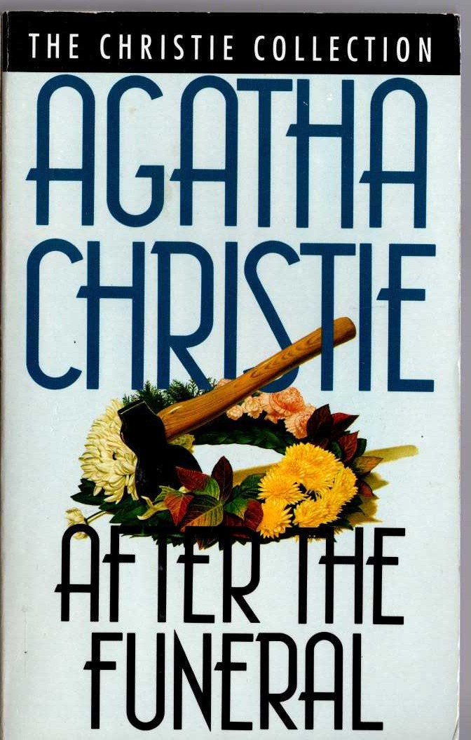 Agatha Christie  AFTER THE FUNERAL front book cover image