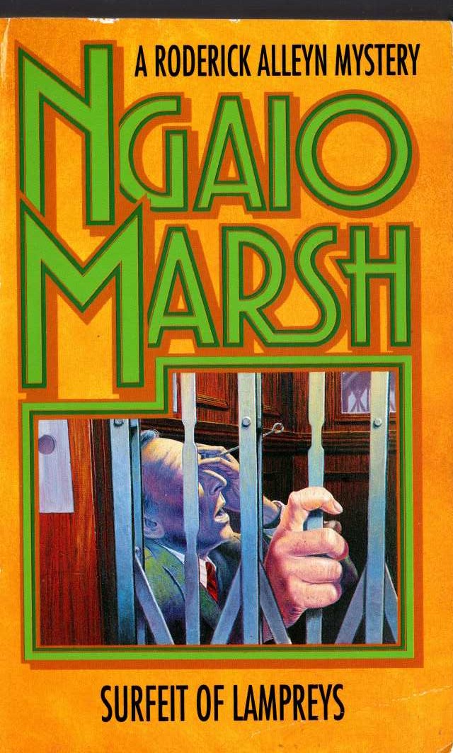 Ngaio Marsh  SURFEIT OF LAMPREYS front book cover image