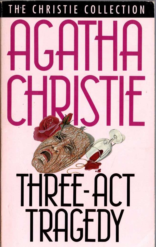Agatha Christie  THREE-ACT TRAGEDY front book cover image