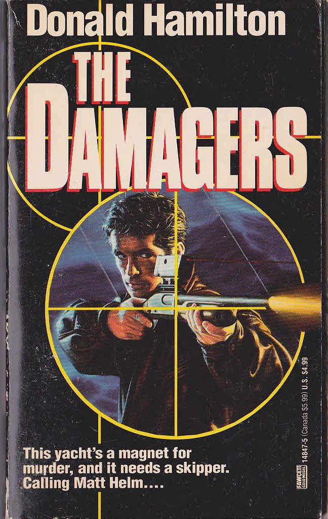Donald Hamilton  THE DAMAGERS front book cover image