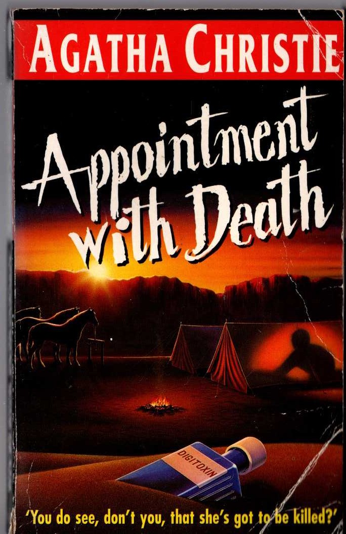 Agatha Christie  APPOINTMENT WITH DEATH front book cover image