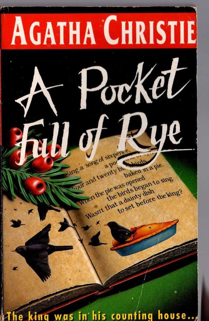 Agatha Christie  A POCKETFUL OF RYE front book cover image