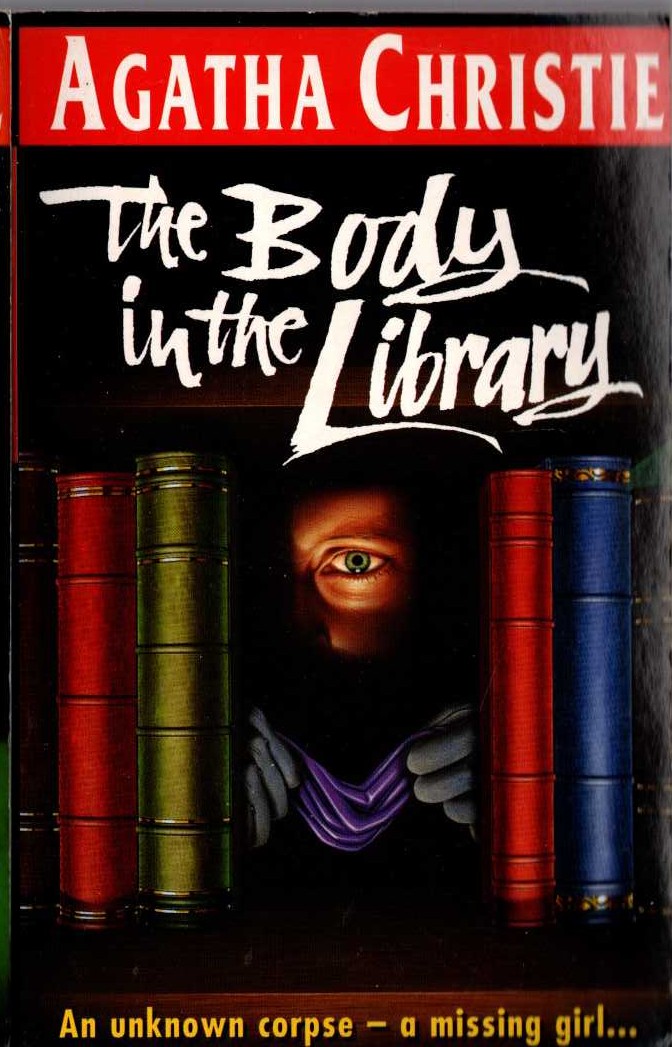 Agatha Christie  THE BODY IN THE LIBRARY front book cover image