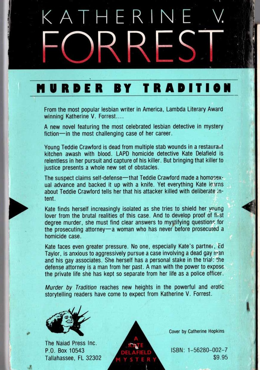 Ed McBain  LADY KILLER magnified rear book cover image