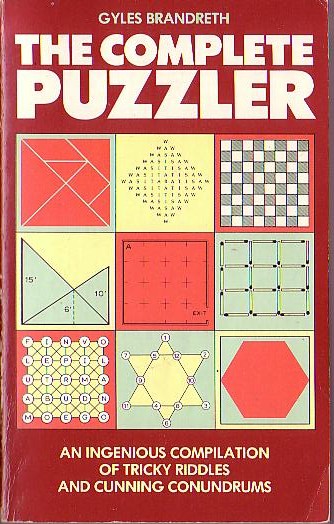 Gyles Brandreth  THE COMPLETE PUZZLER front book cover image