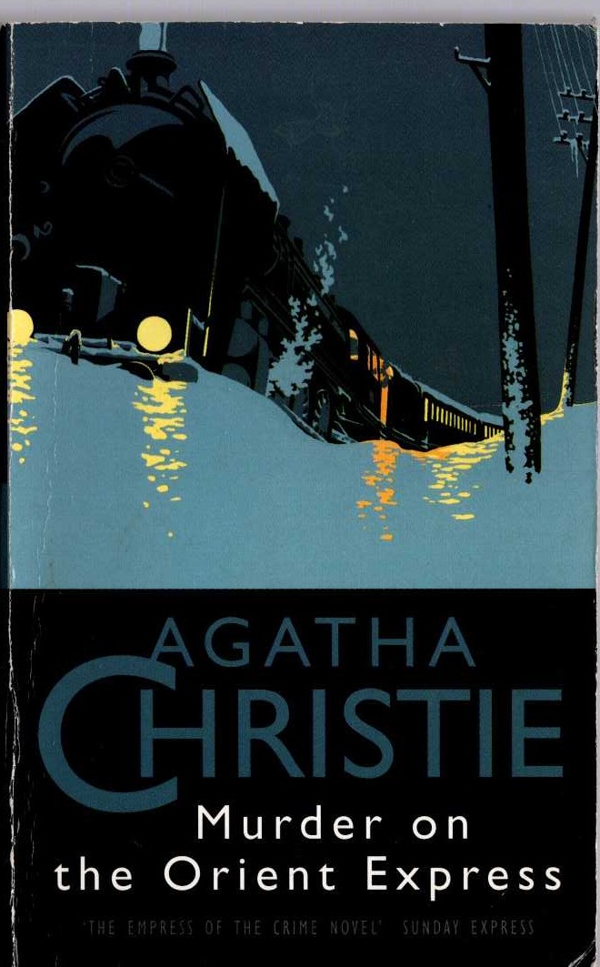Agatha Christie  MURDER ON THE ORIENT EXPRESS front book cover image