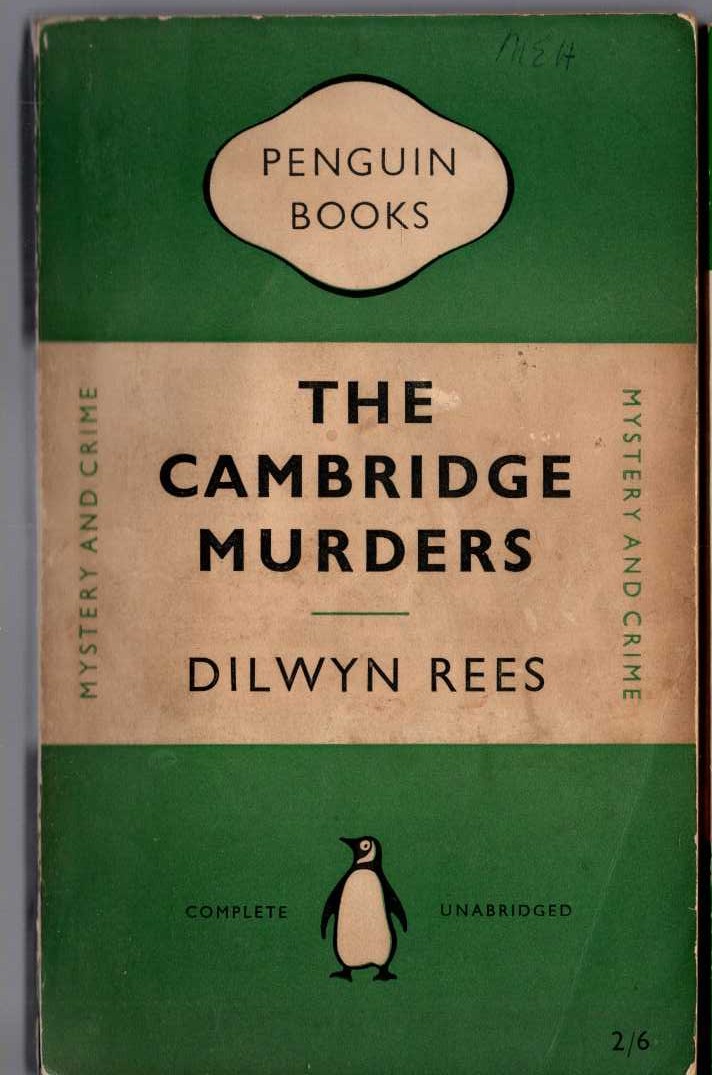 Dilwyn Rees  THE CAMBIRDGE MURDERS front book cover image