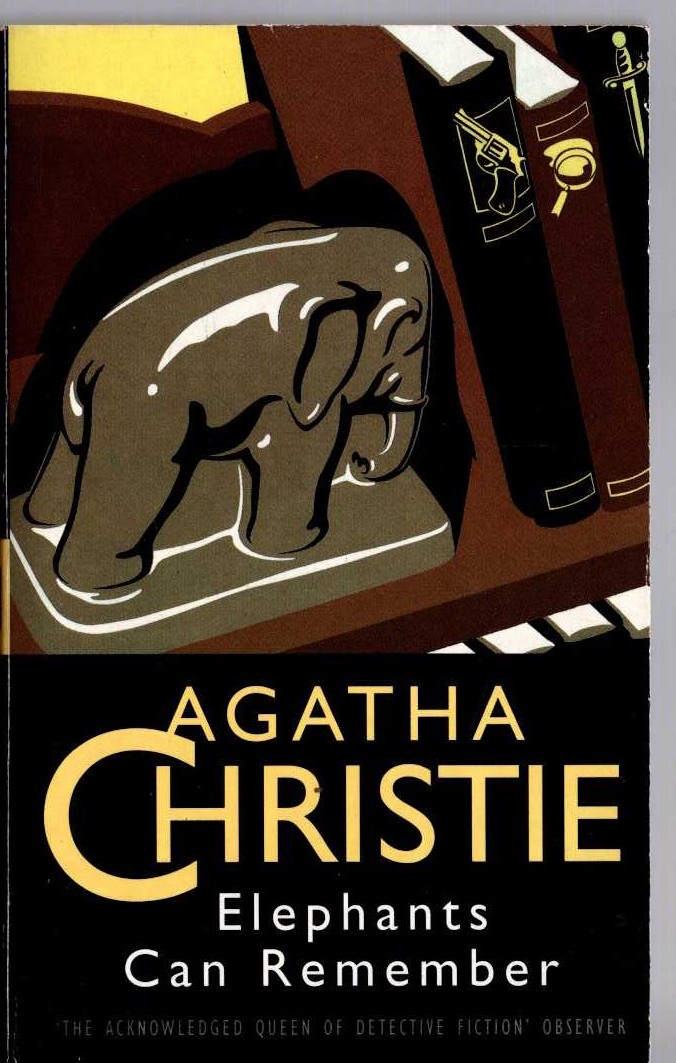 Agatha Christie  ELEPHANTS CAN REMEMBER front book cover image