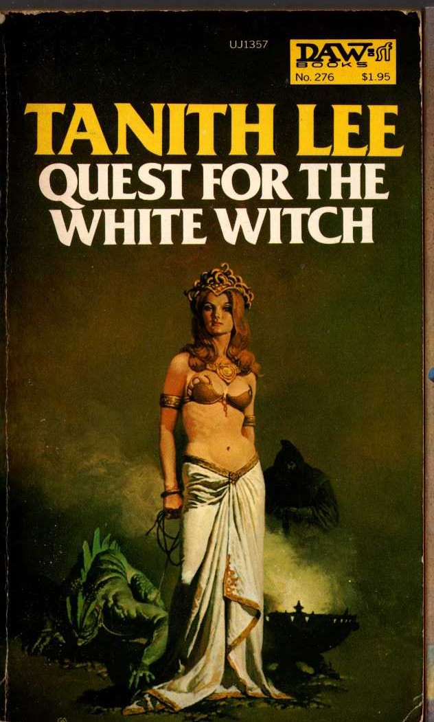 Tanith Lee  QUEST FOR THE WHITE WITCH front book cover image