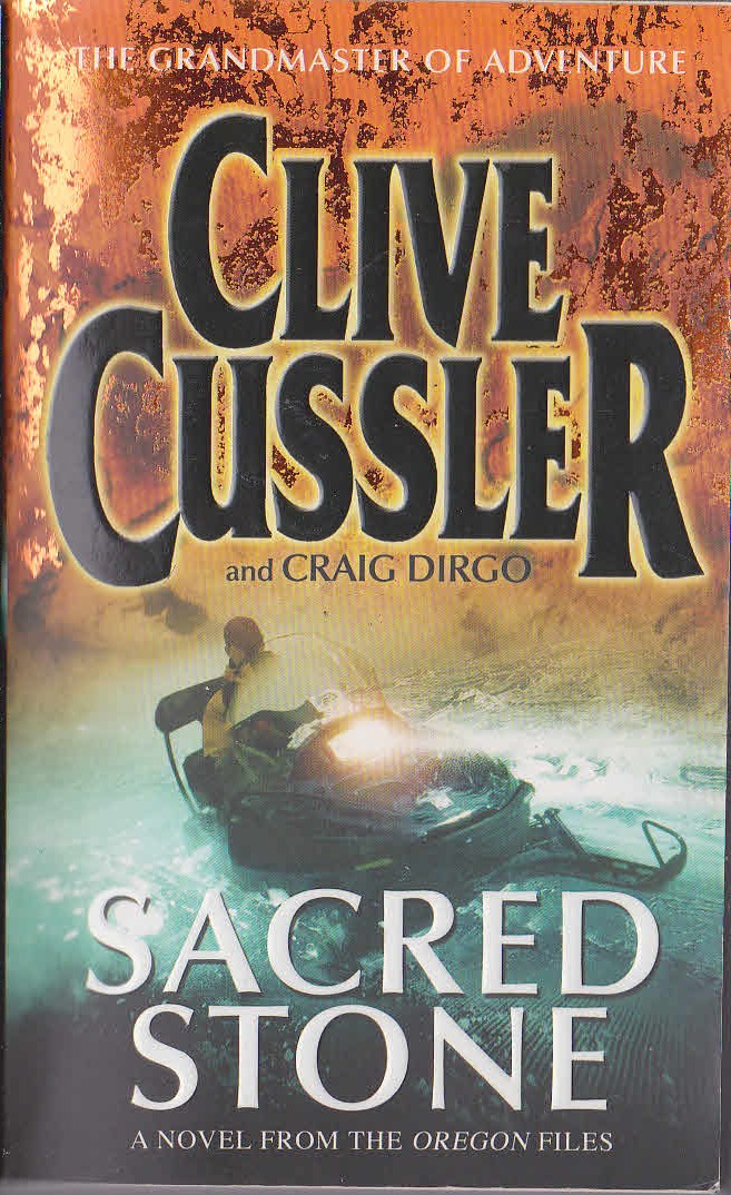 Clive Cussler  SACRED STONE front book cover image